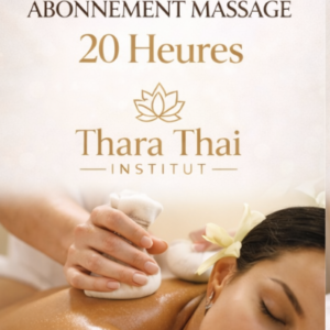 20  séances de 1H de  massage aux choix