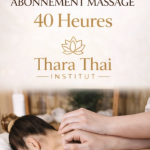 40  séances de 1H de  massage aux choix